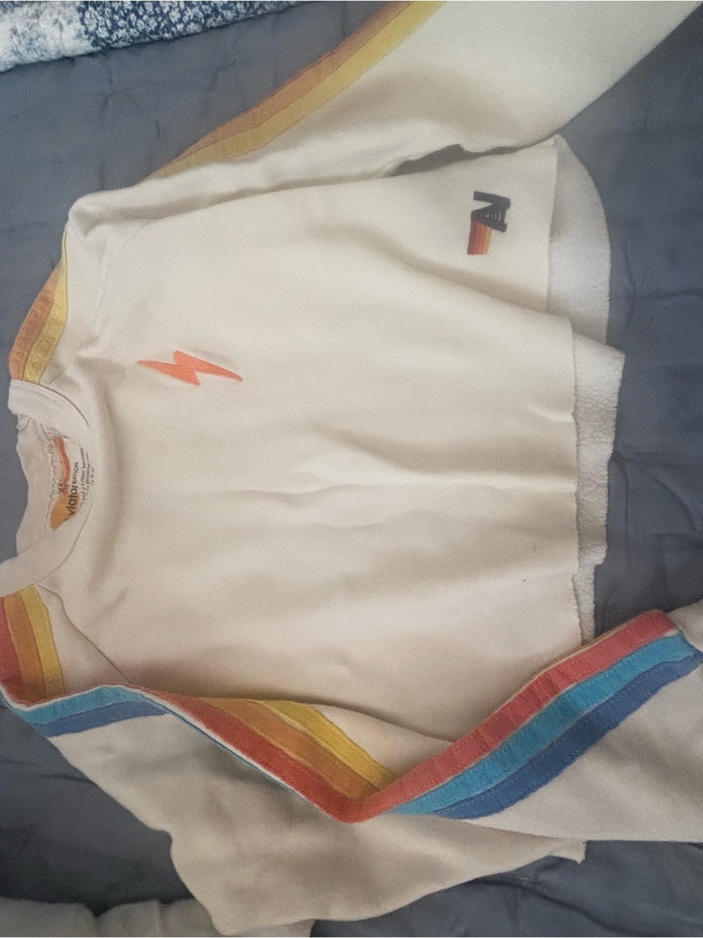 Aviator Nation Cream Sweatshirt and matching sweatpants - XS - Picture 5 of 7